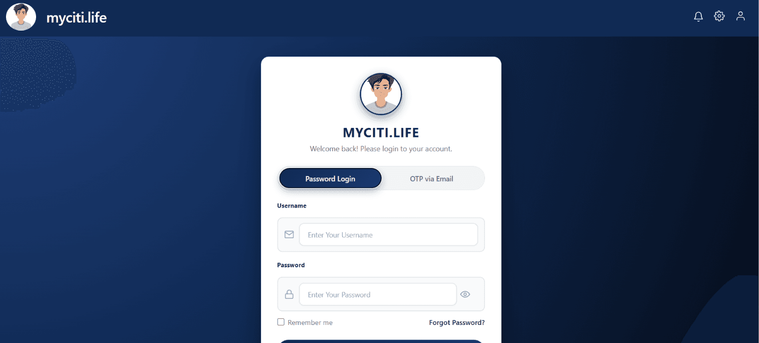 MyCiti Presales project screenshot
